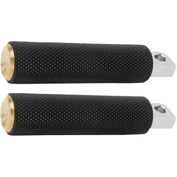 Arlen Ness Fusion Knurled Male-Mount Footpegs